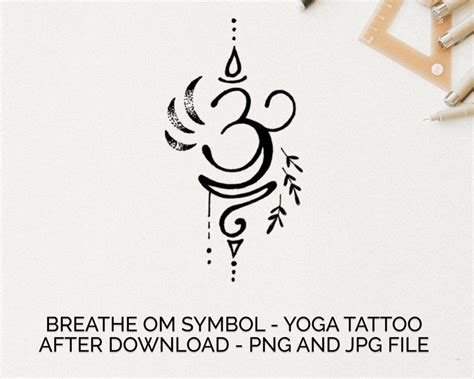 tattoo om design|sanskrit symbol for breathe tattoo.